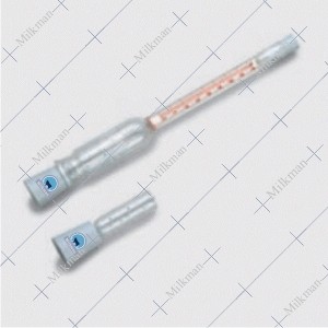 Cream Butyrometer 0-70% with cup and rubber 5gm cream