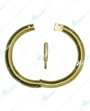 Bull Nose Ring Brass