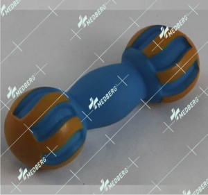 Bone and dumbbell shape of squeak vinyl toys