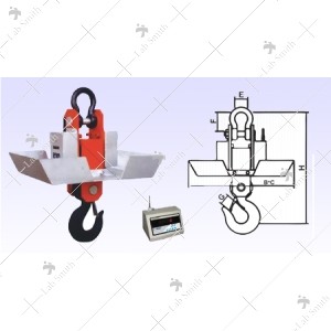 Crane Scales wireless Transmission, High-temperature thermal insulation and armored type 20kg to 50ton