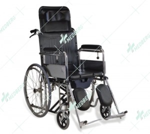 Commode Wheelchair for Users with Paralysis/Gatism 