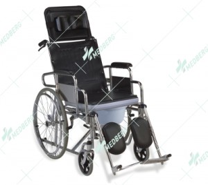 Commode Wheelchair for Users with Paralysis/Stroke/Gatism