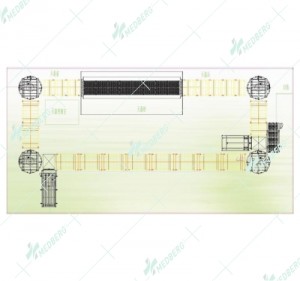LVP of Glass Bottle Automatic Logistics System