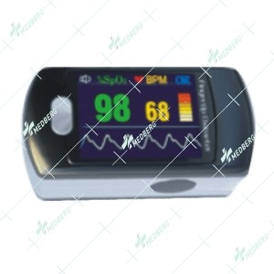 Finger Tip Pulse Oximeter With Alarm