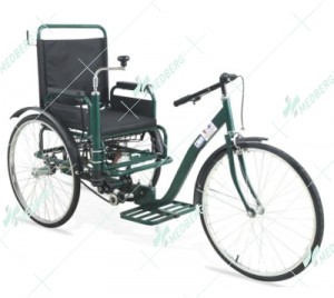 Steel Tricycle Wheelchair