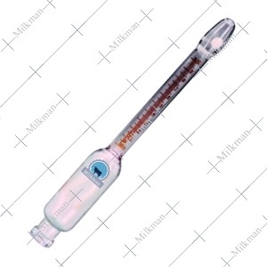 Milk Butyrometer Corning Glass 0-10% Flat Scale ISI Marked, Super Grade