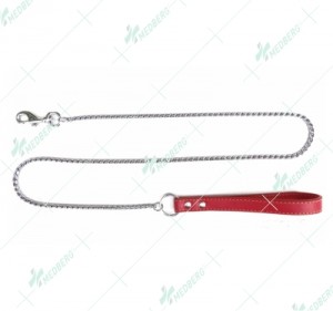 SNAKE CHAIN WITH LEATHER HANDLE