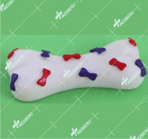 Bone and dumbbell shape of squeak vinyl toys