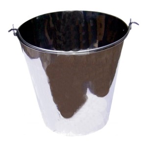 Bucket Stainless Steel. 