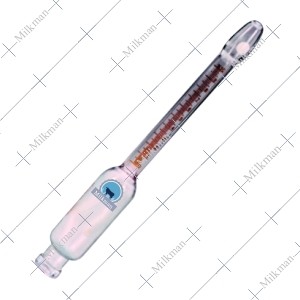 Milk Butyrometer Corning Glass 0-10% Flat Scale 