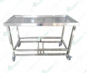 Mortuary Dissecting Cart Mortuary stainless steel table
