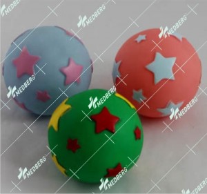 Ball shape of squeak vinyl toys