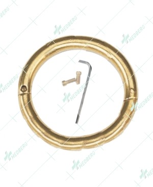 Self-Piercing Bull Nose Ring Brass 