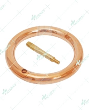 Self-Piercing Bull Nose Ring Copper 