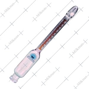 Milk Butyrometer Corning Glass 0-4% Flat Scale