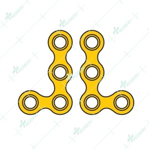 90° L-Plate without Bridge, Type-II