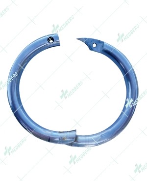 Self-Piercing Bull Nose Ring Aluminum 
