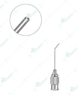 Air Injection Cannula, angled at 5mm, 30 gauge
