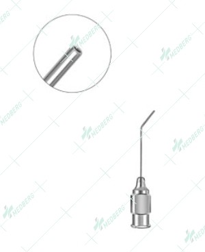 Air Injection Cannula, angled at 7mm, 30 gauge