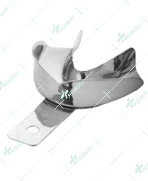 Anatomic Solid Regular Stainless Steel Impression Tray