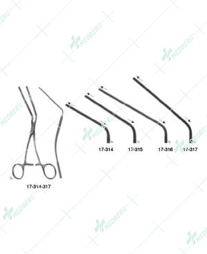 Aorta-Anstomosia Clamps, 165 mm