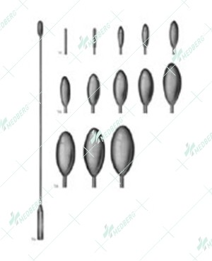 Bakes Common Bile Duct Dilators, Malleable, 1 mm