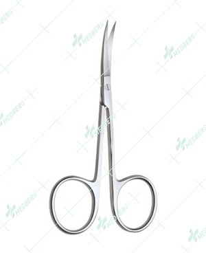 Bonn Miniature Iris Scissor-Curved, 8.9cm long