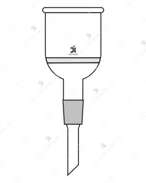 Buchner Funnel, with sintered Disc of Porosity G-1 or G-2 or G-3 or G-4 cone at stem.