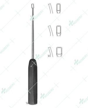 Caspar Bone Curettes, Thoothed, 220 mm