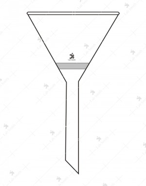 Conical Filter, (Hirsch type) with Sintered Disc of Porosity G-1 or G-2 or G-3 or G-4.