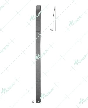 Cottle Chisel-Osteotome, with depth markings, 180 mm