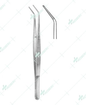 Dental Tweezers, London-College serrated, 15 cm