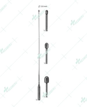 Desjardins Gall Duct Probes, Flexible, 285 mm