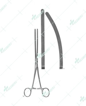 Doyen Abdominal Intestinal Instrument, with elastic blades, 210 mm
