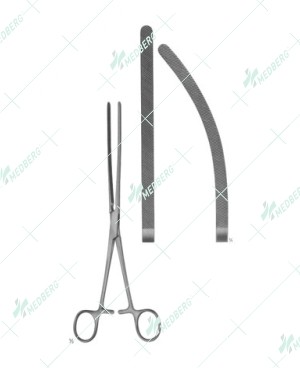 Doyen Abdominal Intestinal Instrument, with elastic blades, 235 mm