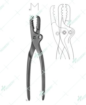 Farabeuf Bone Holding Forceps, Adjustable, 255 mm