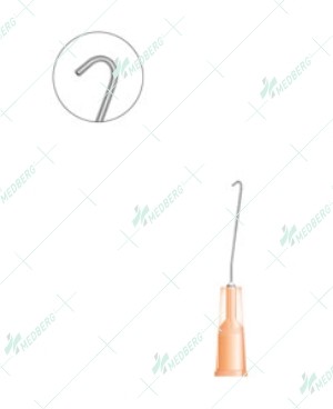 Giannetti J-shaped Hydrodissection Cannula, 25 gauge