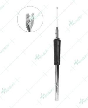 ICL Lens Cartridge Loading Forceps, straight, 20 gauge