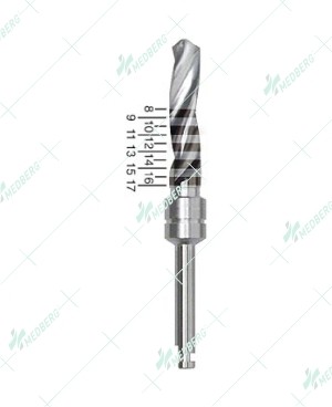 Irrigated Tri-Spade Intermediate Twist Drill, 3.50mm Tip