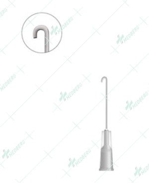 J-shaped Hydrodissection Cannula, 25 gauge