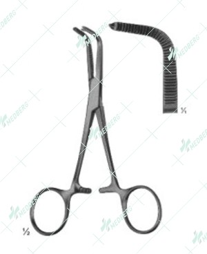 Kleinschmidt Spur Crushers and Appendectomy Clamps, 130 mm