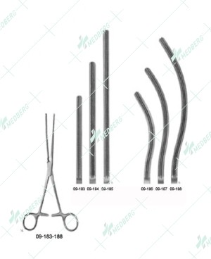 Kocher Abdominal Intestinal Instrument, 220 mm