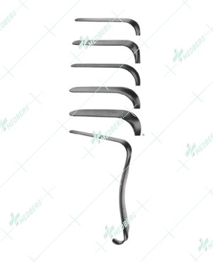 Kristeller Vaginal Specula, Upper blades, 115 x 14 mm, 215 mm