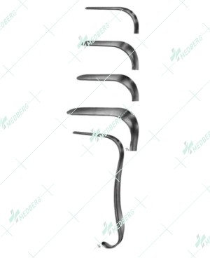 Kristeller Vaginal Specula, Upper blades, 75 x 10 mm, 175 mm