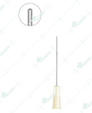 Lacrimal Cannula, Straight, 19 gauge tapered to 23 gauge