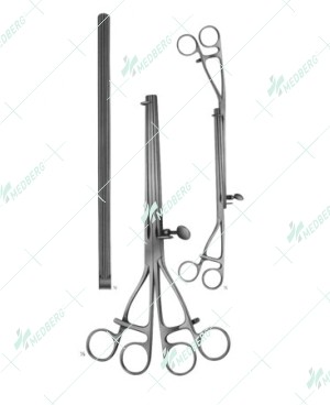 Lane Abdominal Intestinal Instrument, 300 mm