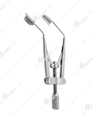 Lieberman Eye Speculum, 10mm solid blades