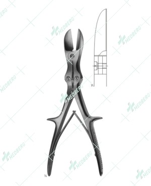 Liston Bone Cutting Forceps, Straight, 280 mm
