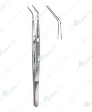 London-College Dental Tweezers, Con Cierre, 15 cm