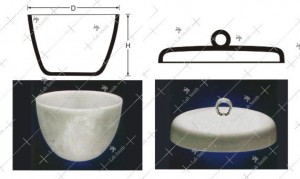 Low Form Crucibles and Lids